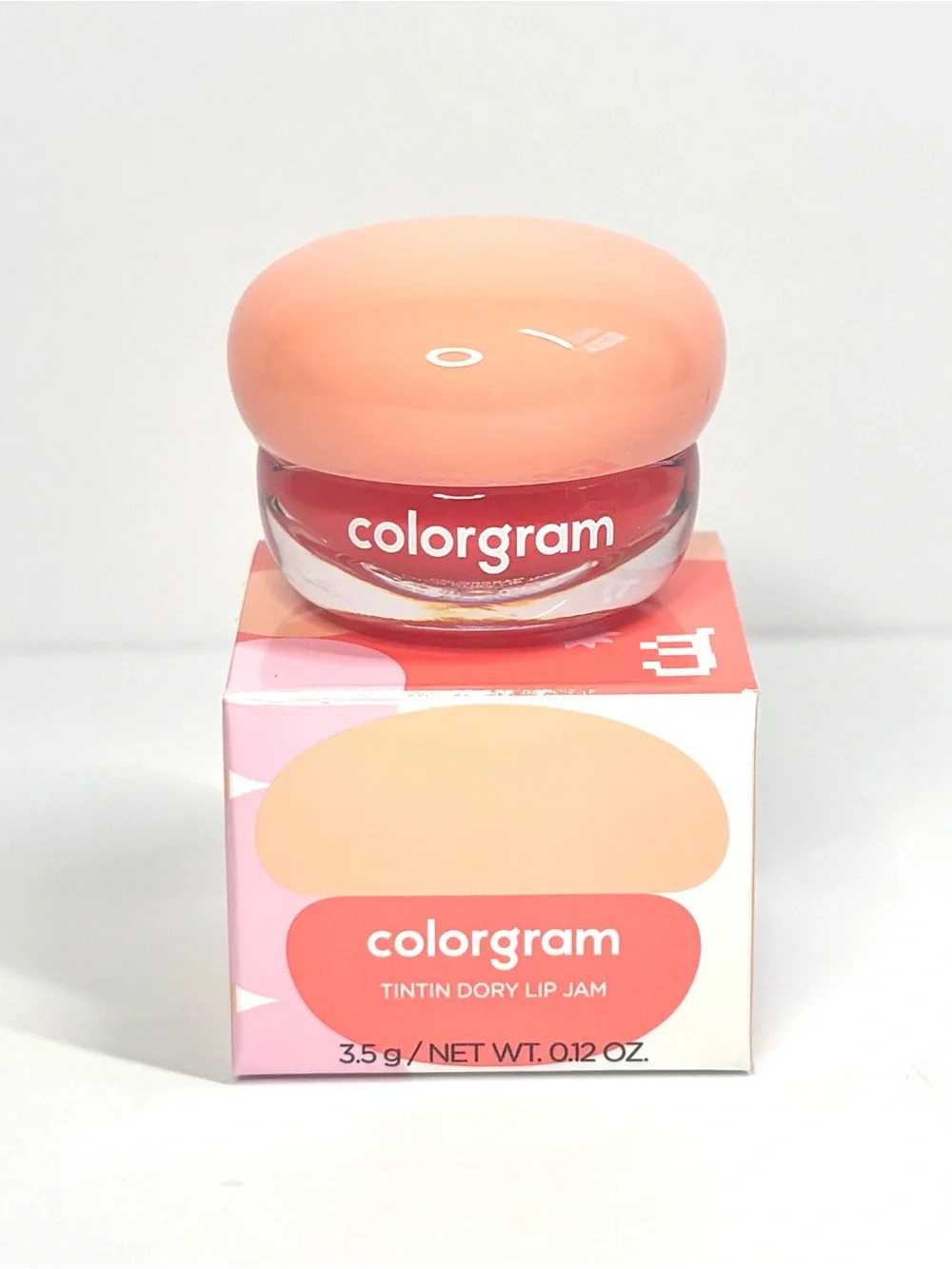 5/$22 COLORGRAM Tintin Dory Lip Jam in Shade 04 - Grapefruit Jam